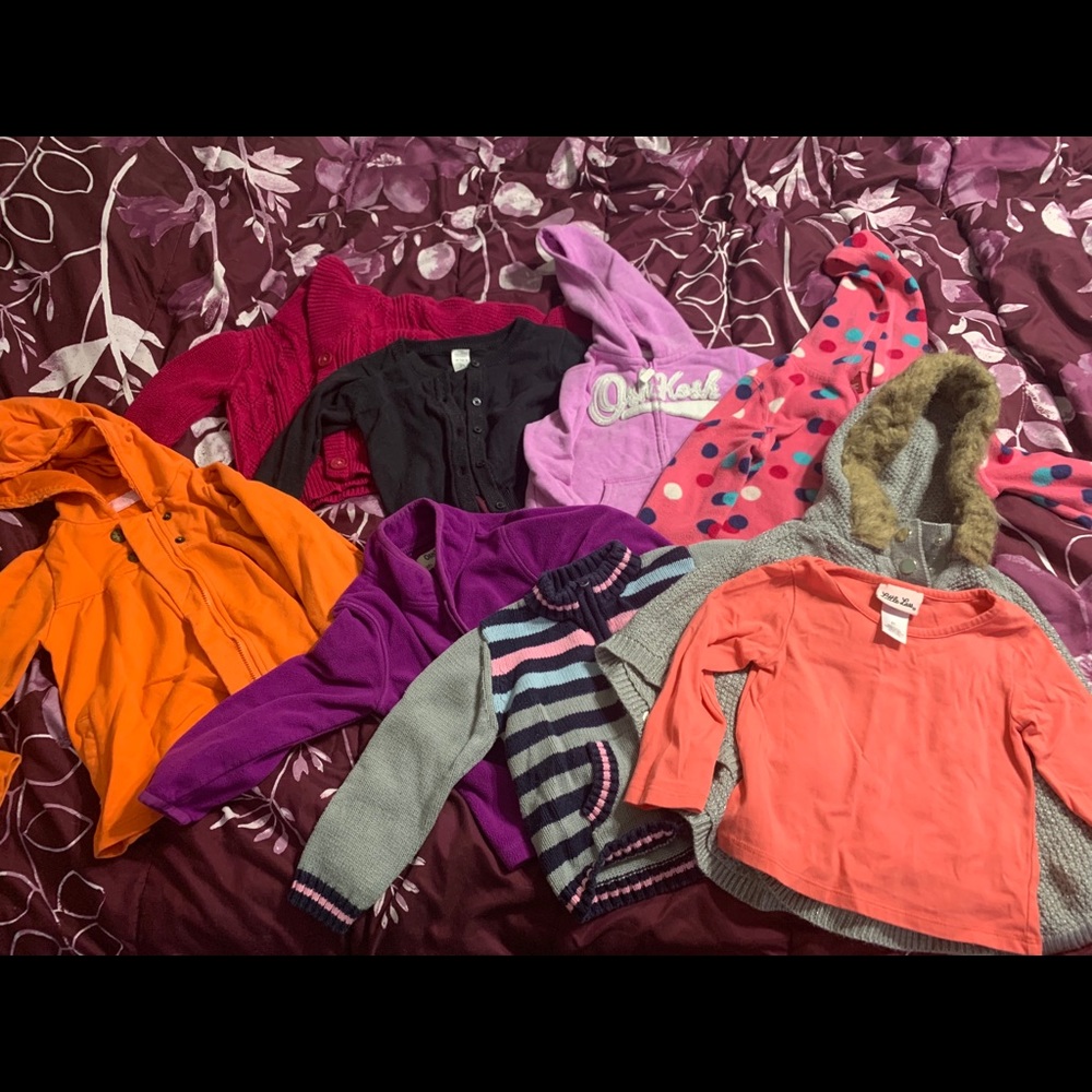 2t/24 month sweatshirt/sweater lot